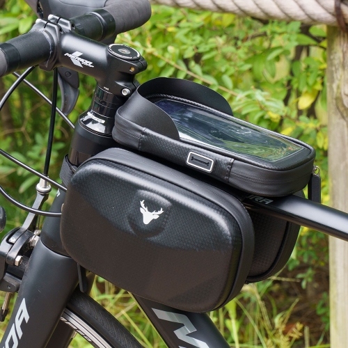 톰디어 하드케이스 탑튜브 핸드폰거치 자전거가방 T3